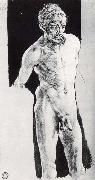 Albrecht Durer Self-portrait in the nude Germany oil painting artist